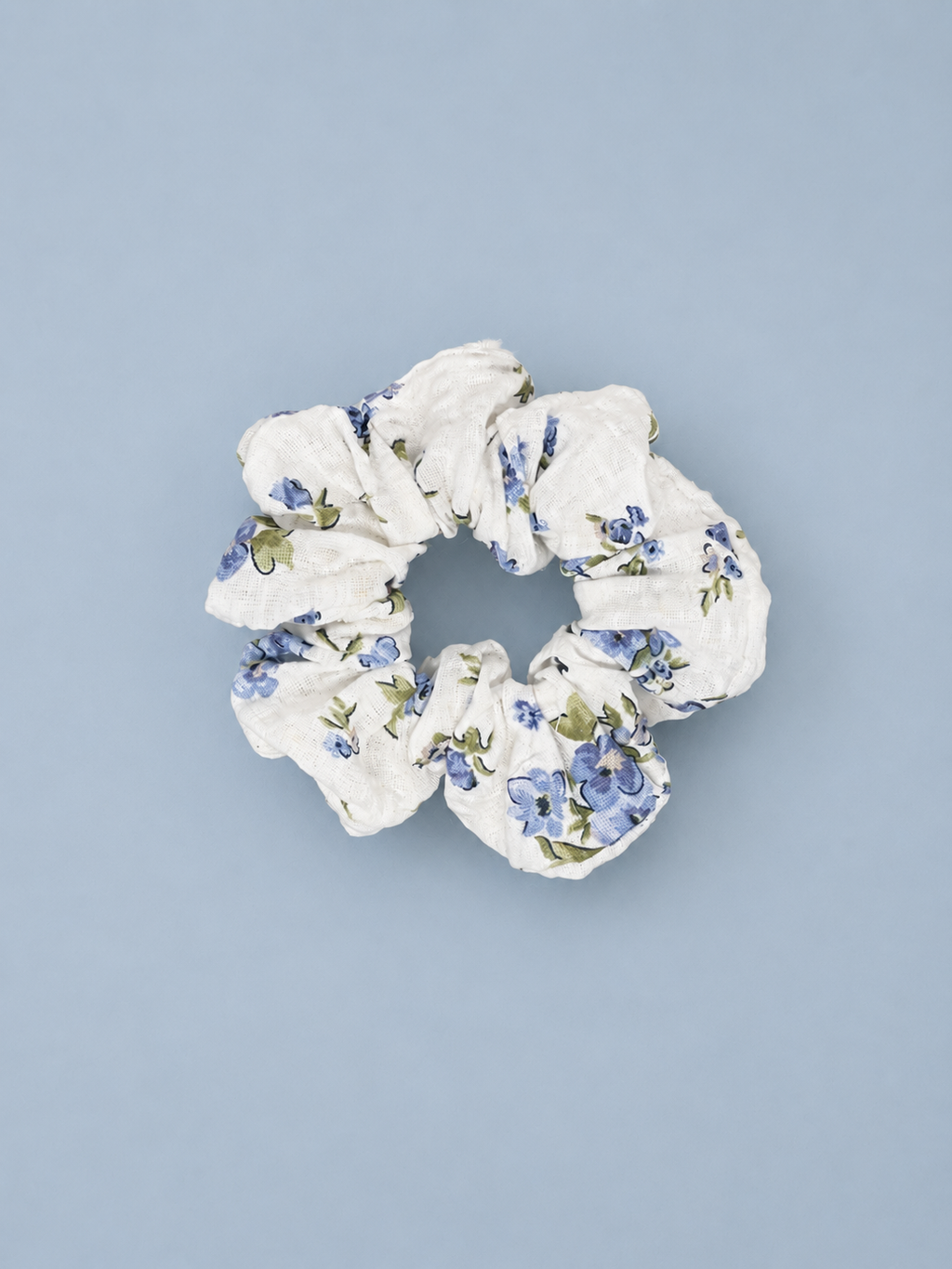 Scrunchie med blomster