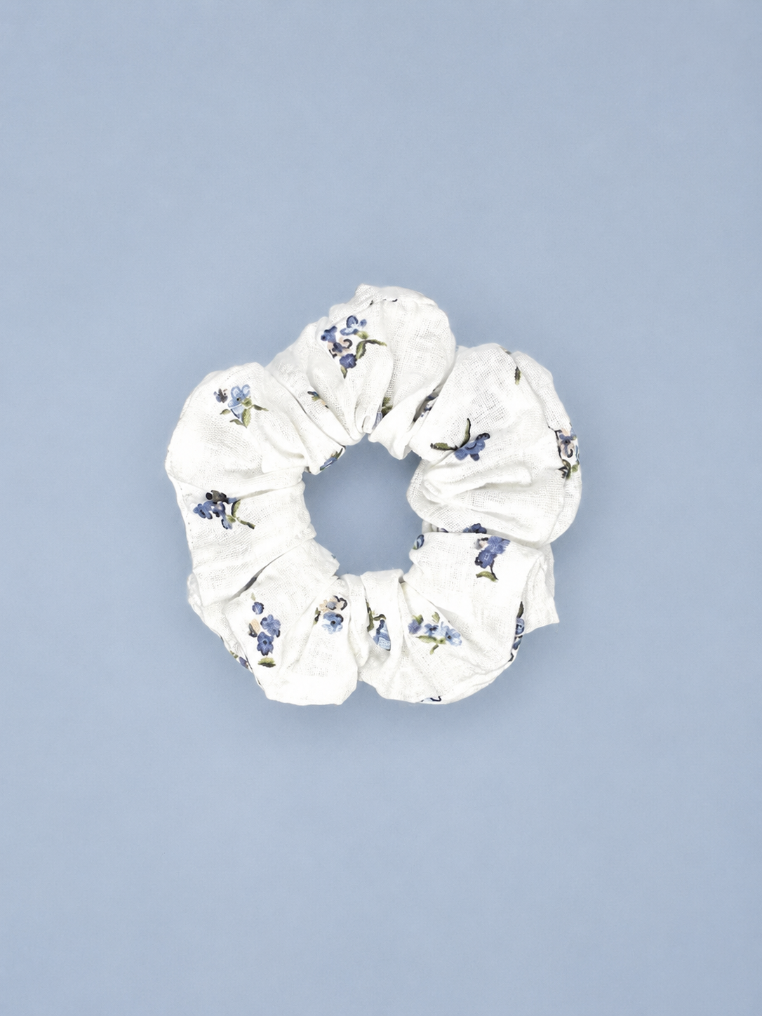 Scrunchie med blomster